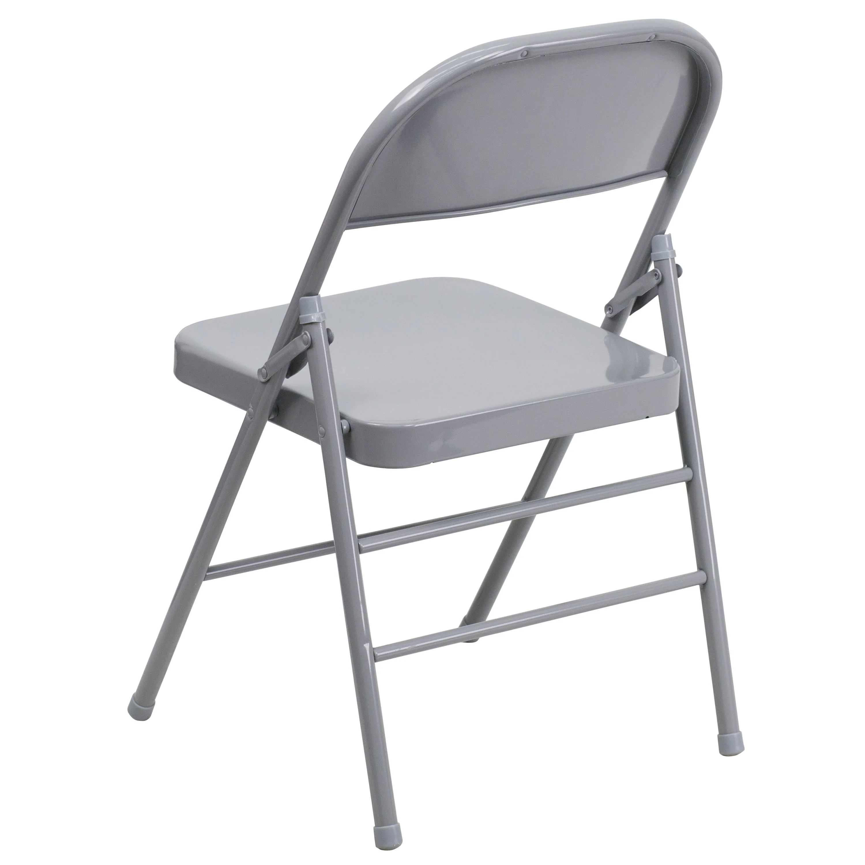 HERCULES Series Triple Braced & Double Hinged Metal Folding Chair - Image 43
