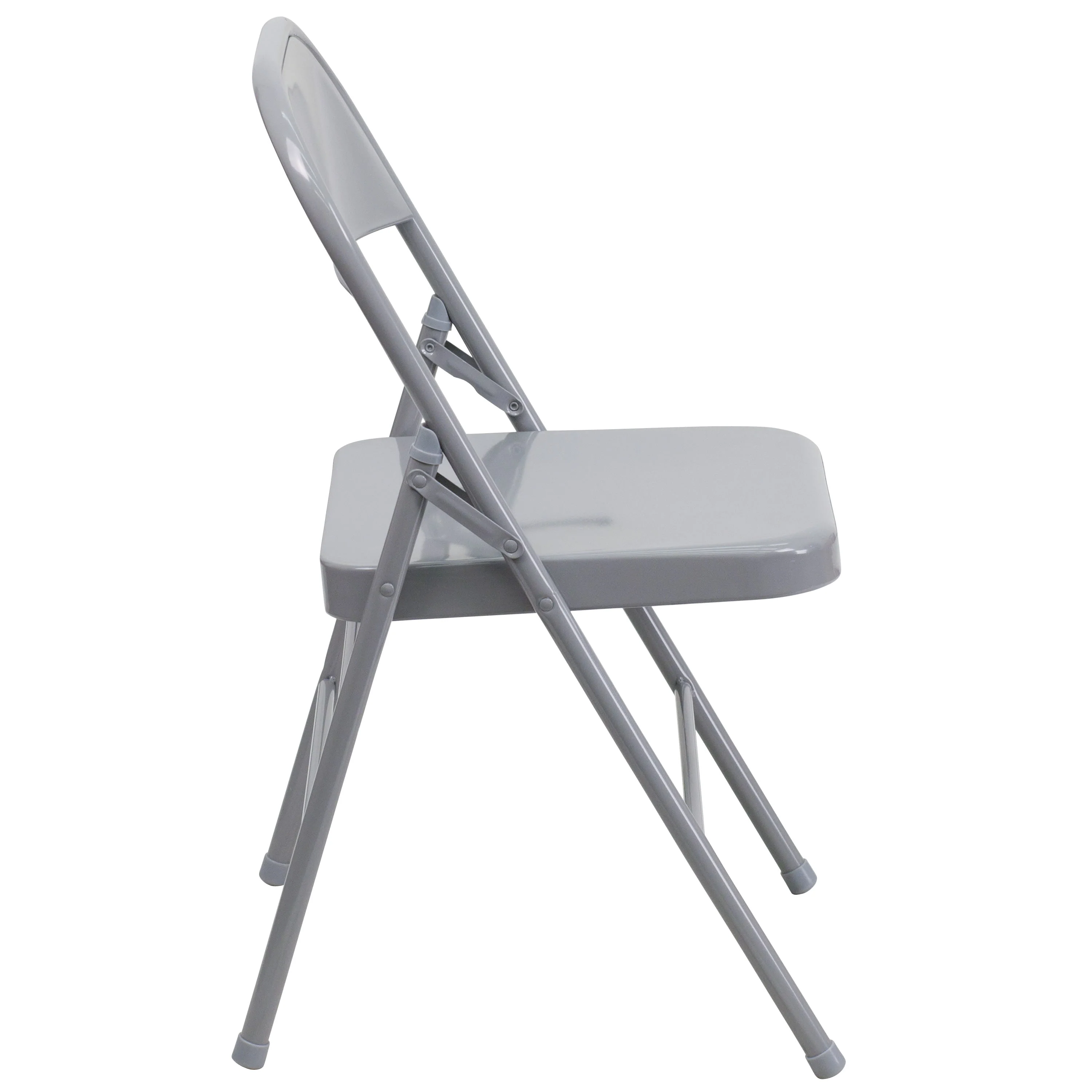 HERCULES Series Triple Braced & Double Hinged Metal Folding Chair - Image 45