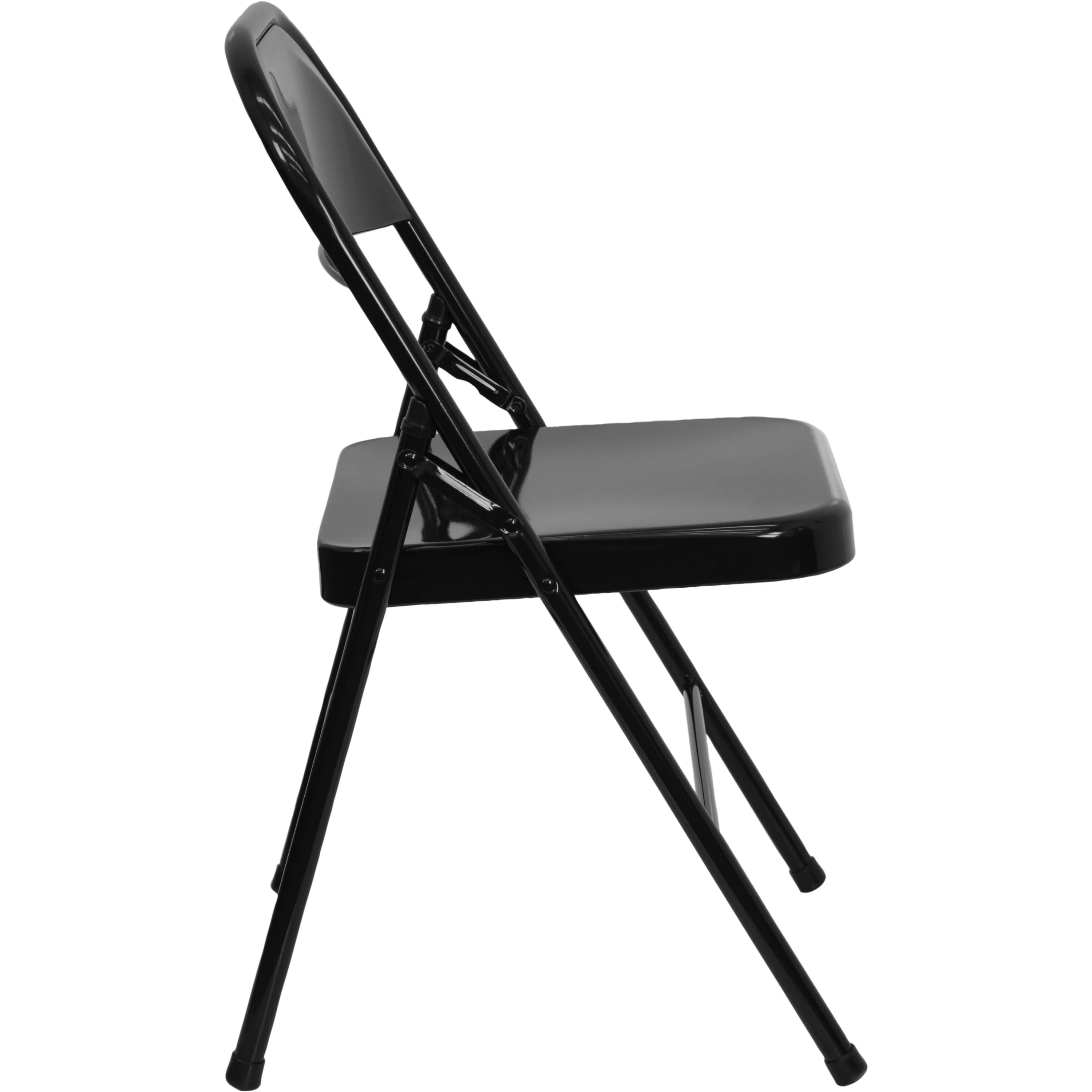 HERCULES Series Triple Braced & Double Hinged Metal Folding Chair - Image 9