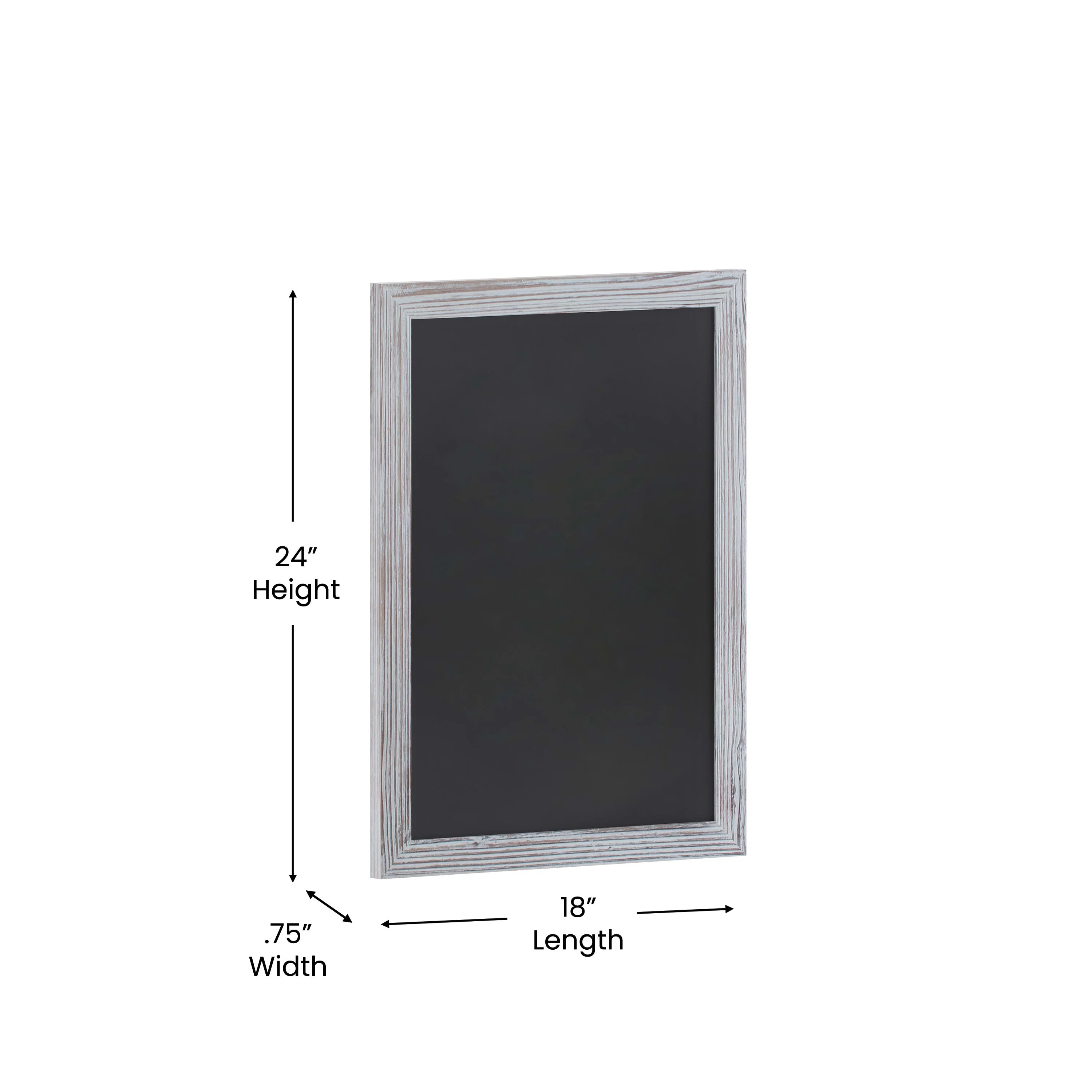 Canterbury Wall Mount Magnetic Chalkboard Sign with Eraser, Hanging Wall Chalkboard Memo Board for Home, School, or Business - Image 113