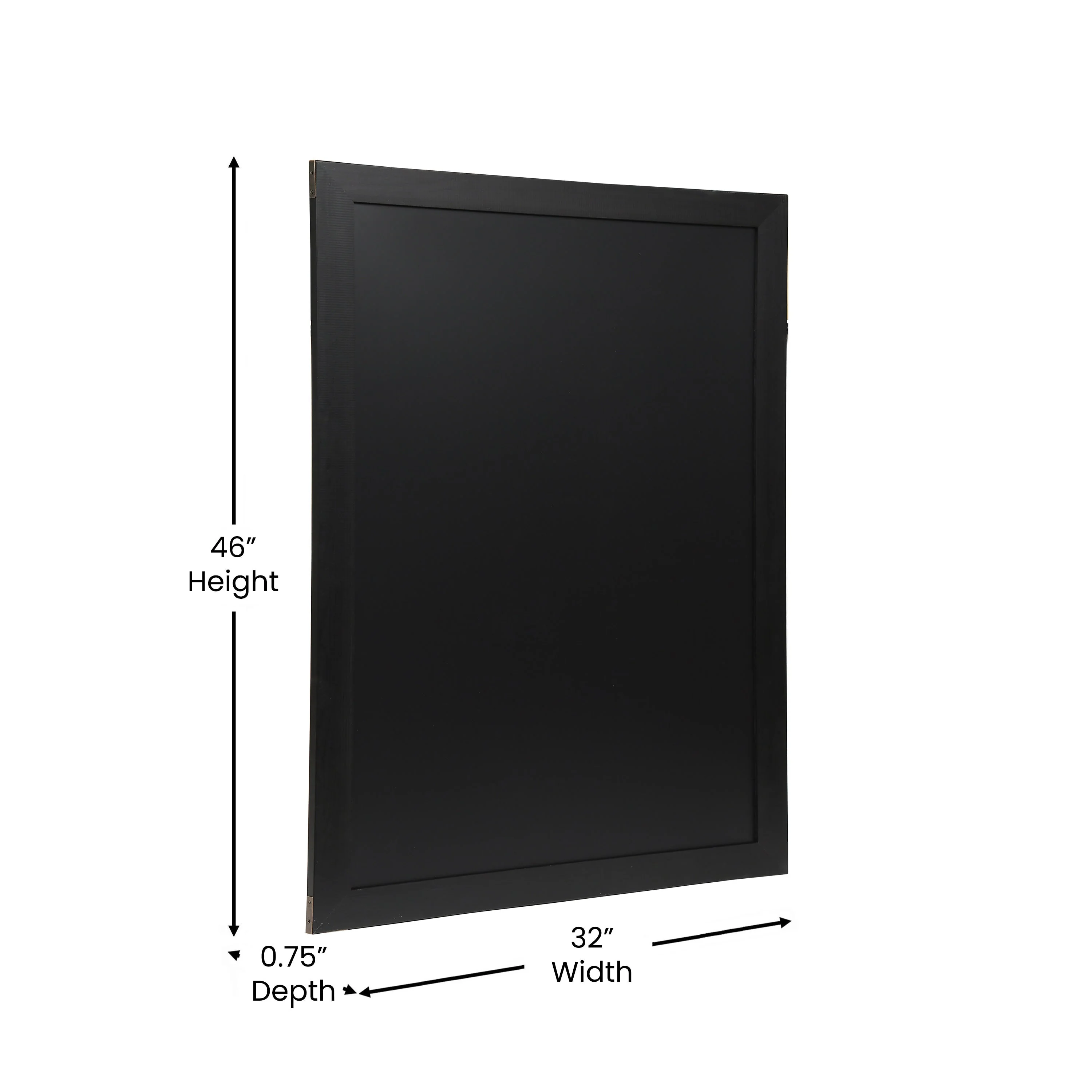 Canterbury Wall Mount Magnetic Chalkboard Sign with Eraser, Hanging Wall Chalkboard Memo Board for Home, School, or Business - Image 203