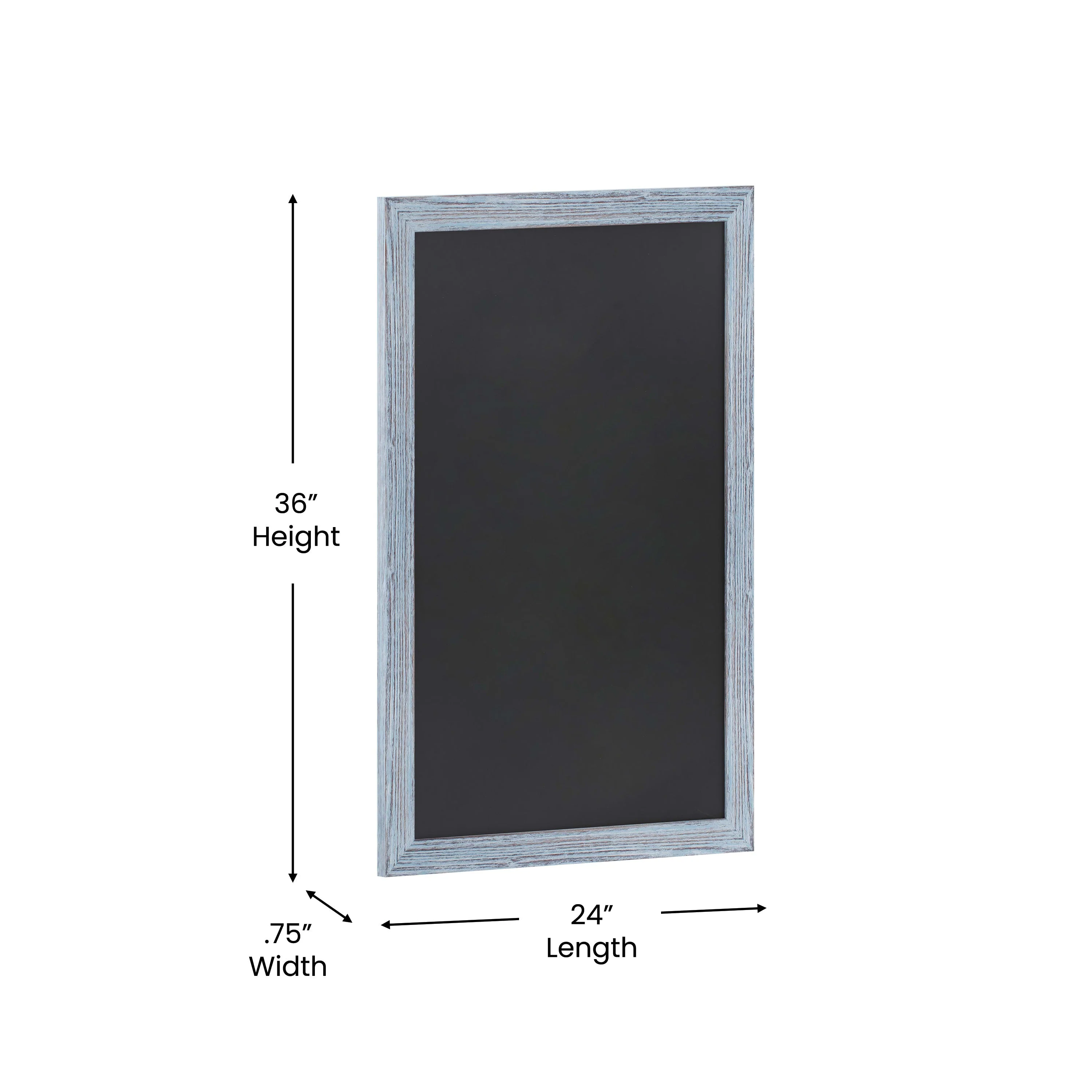 Canterbury Wall Mount Magnetic Chalkboard Sign with Eraser, Hanging Wall Chalkboard Memo Board for Home, School, or Business - Image 212