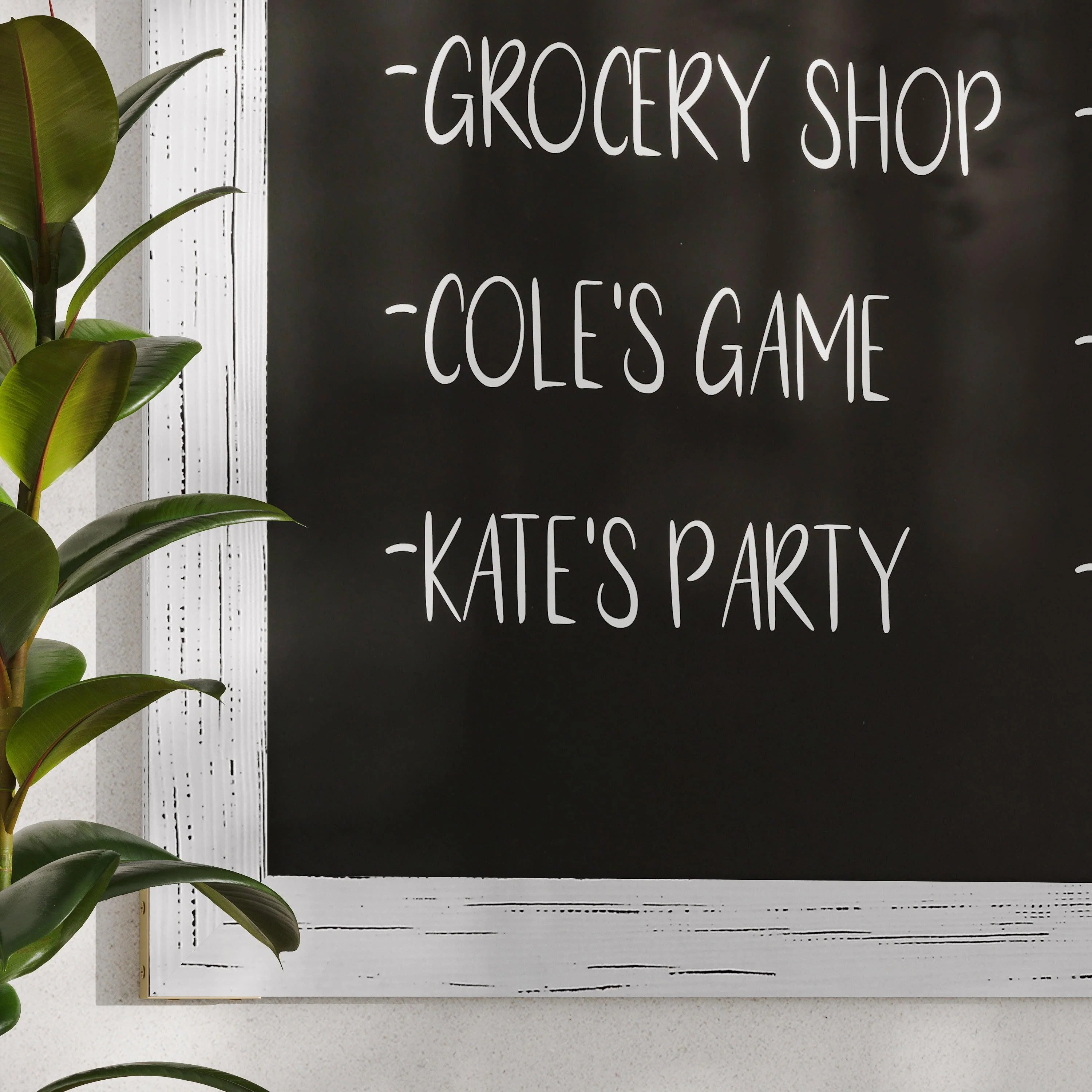 Canterbury Wall Mount Magnetic Chalkboard Sign with Eraser, Hanging Wall Chalkboard Memo Board for Home, School, or Business - Image 70