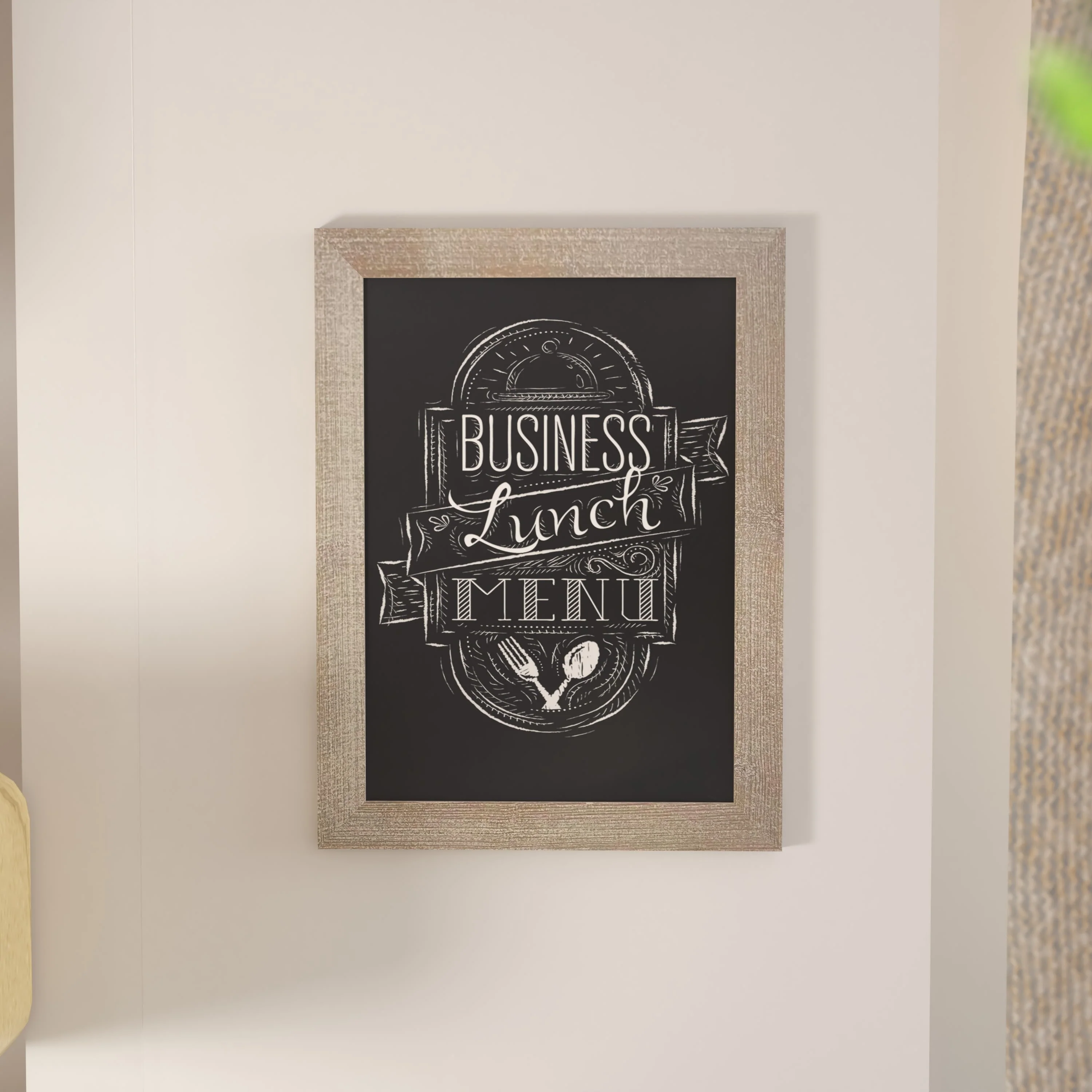 Canterbury Wall Mount Magnetic Chalkboard Sign with Eraser, Hanging Wall Chalkboard Memo Board for Home, School, or Business - Image 78