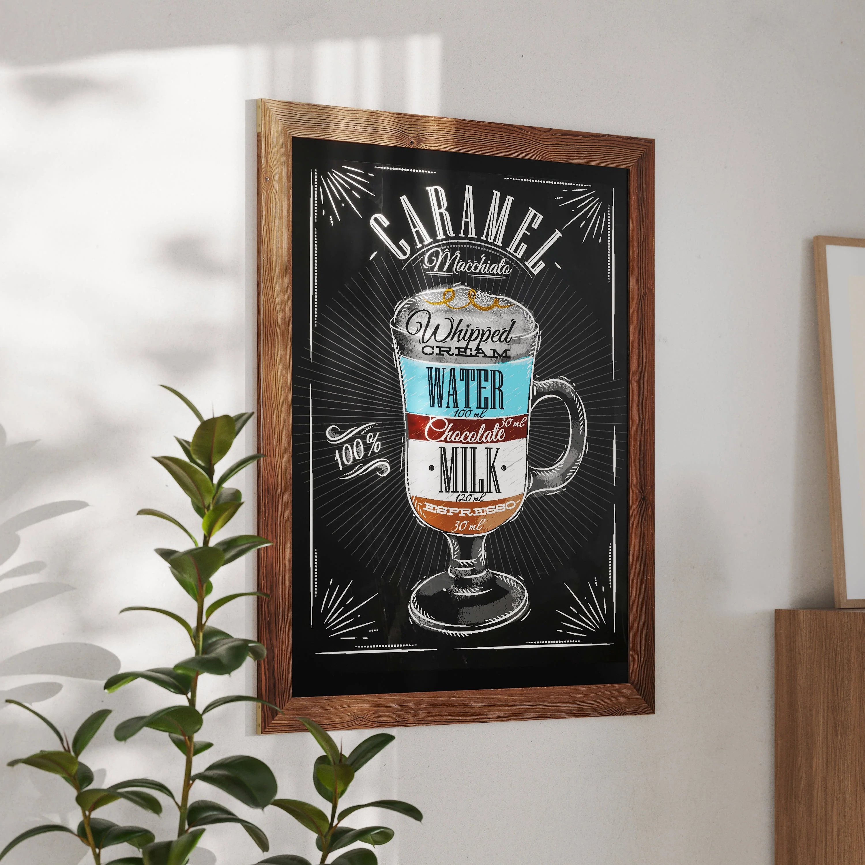 Canterbury Wall Mount Magnetic Chalkboard Sign with Eraser, Hanging Wall Chalkboard Memo Board for Home, School, or Business - Image 83