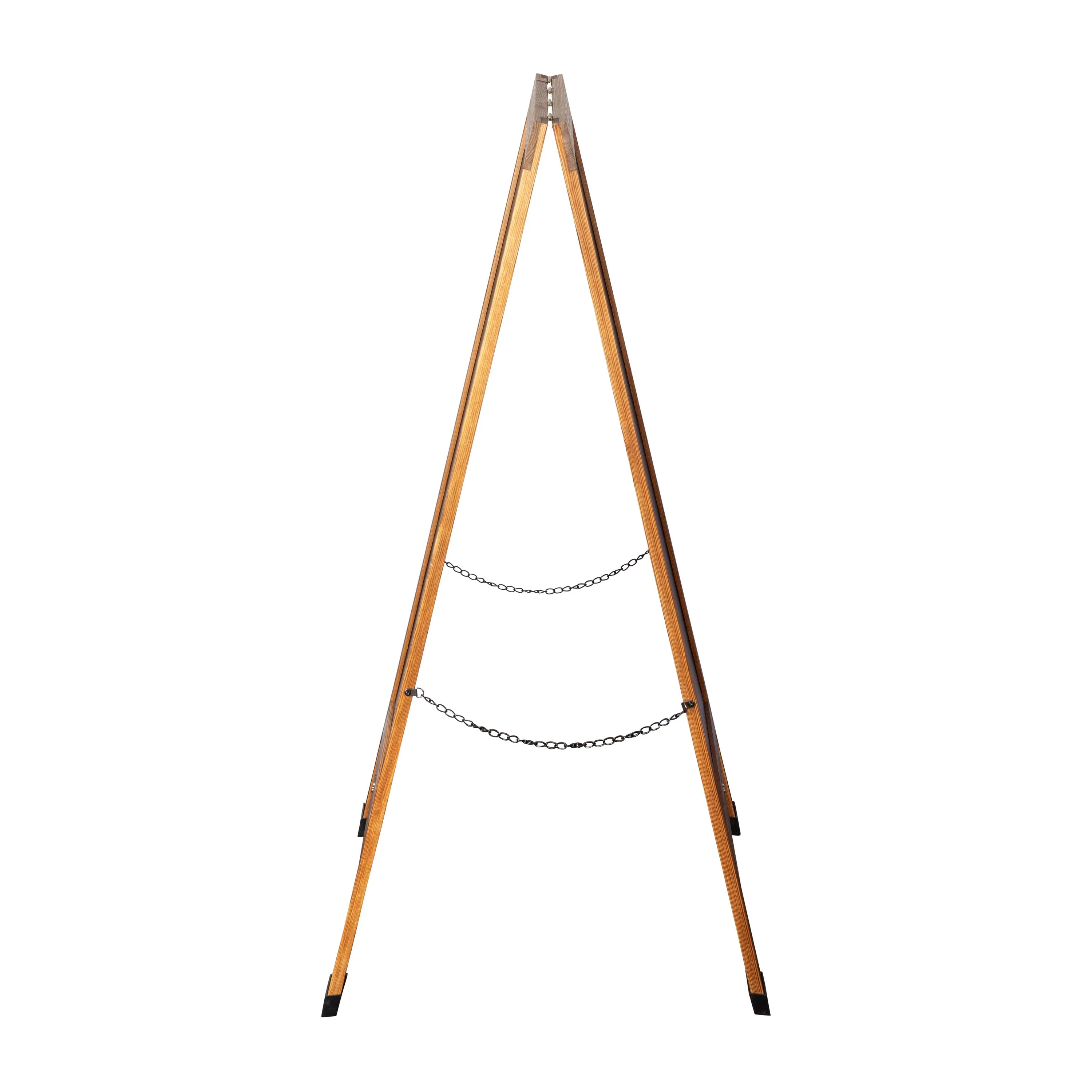 Canterbury Wooden Indoor/Outdoor A-Frame Magnetic Chalkboard Sign Set with 8 Chalk Markers, 10 Stencils, Eraser, and 2 Magnets - Image 27