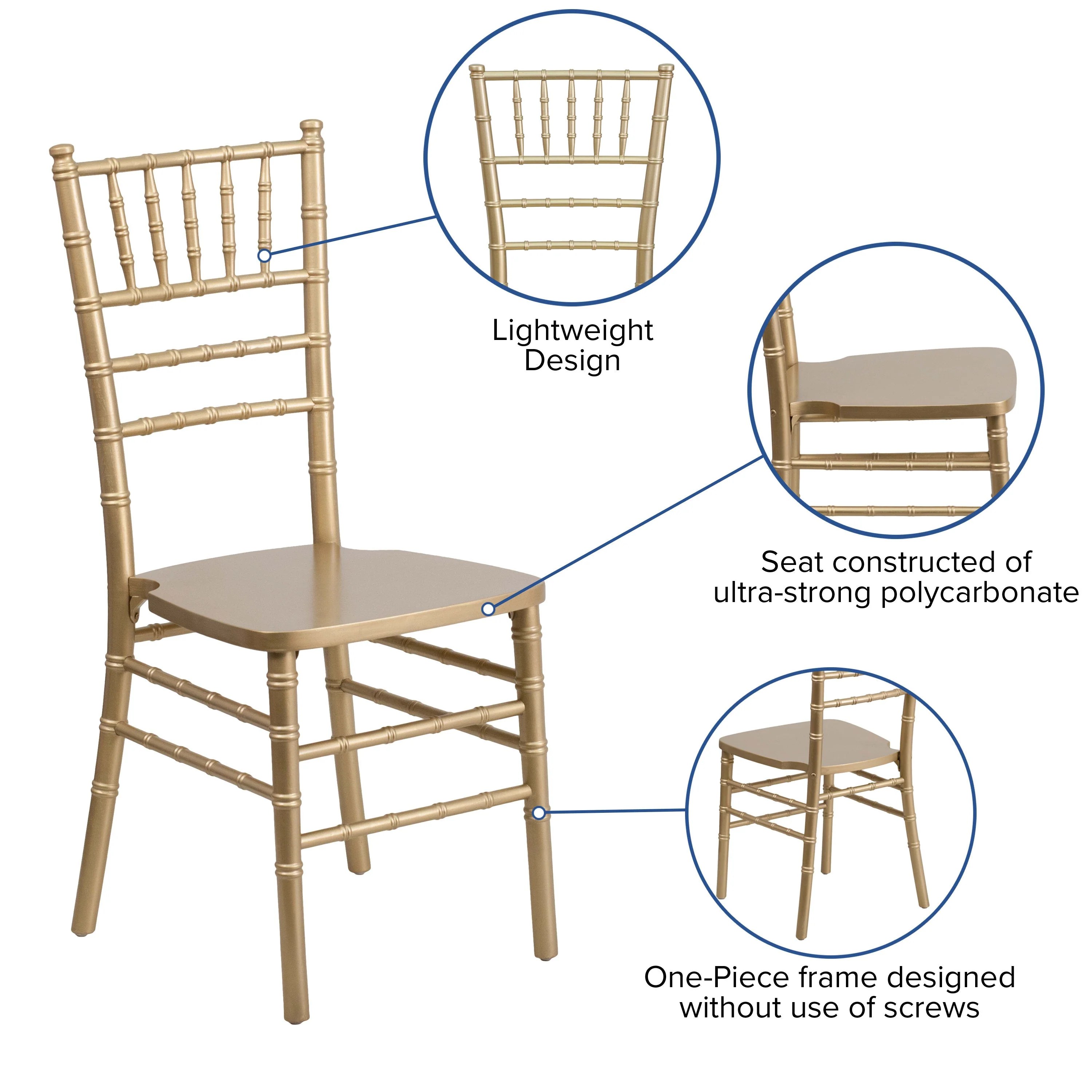 HERCULES Series Wood Chiavari Chair - Image 16