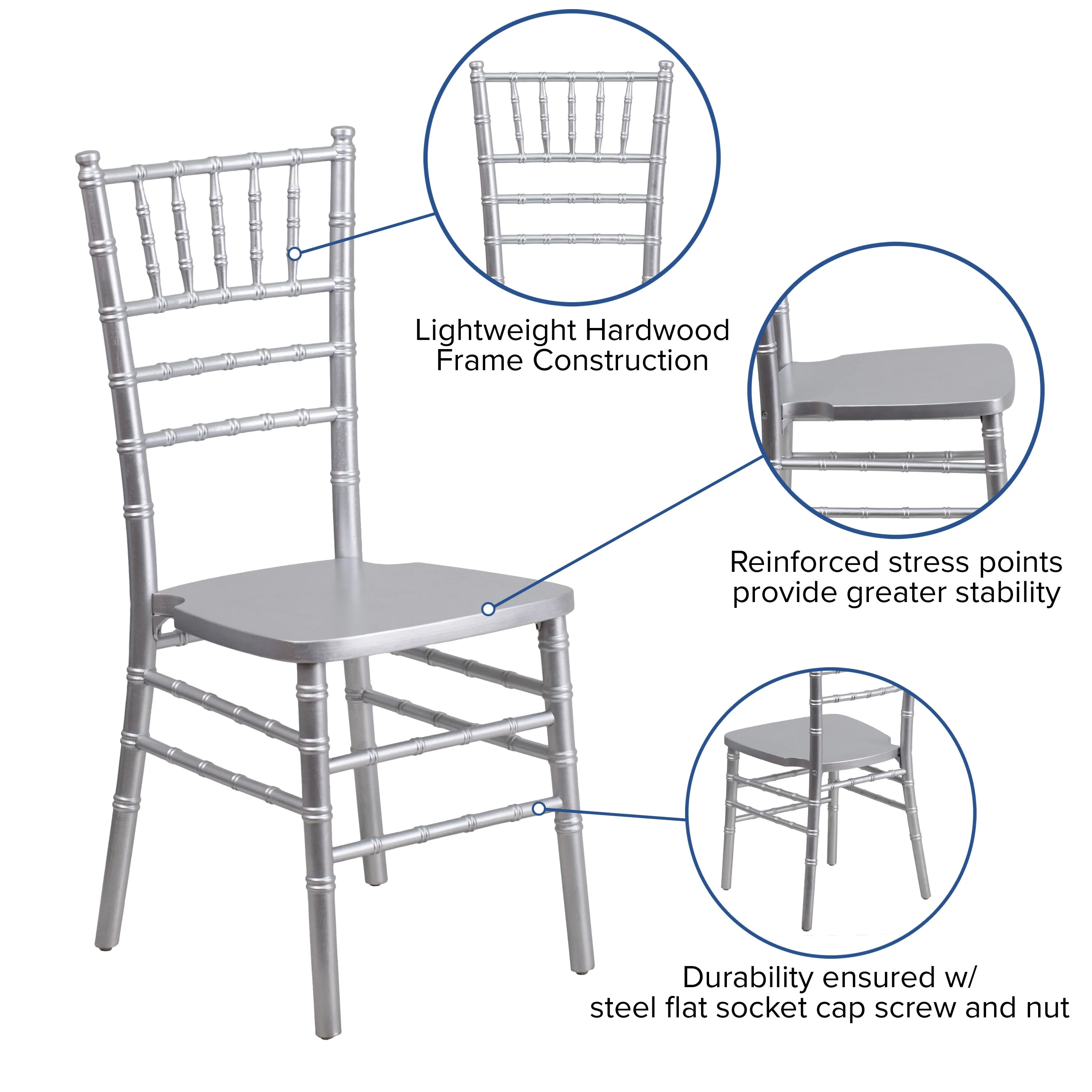 HERCULES Series Wood Chiavari Chair - Image 28