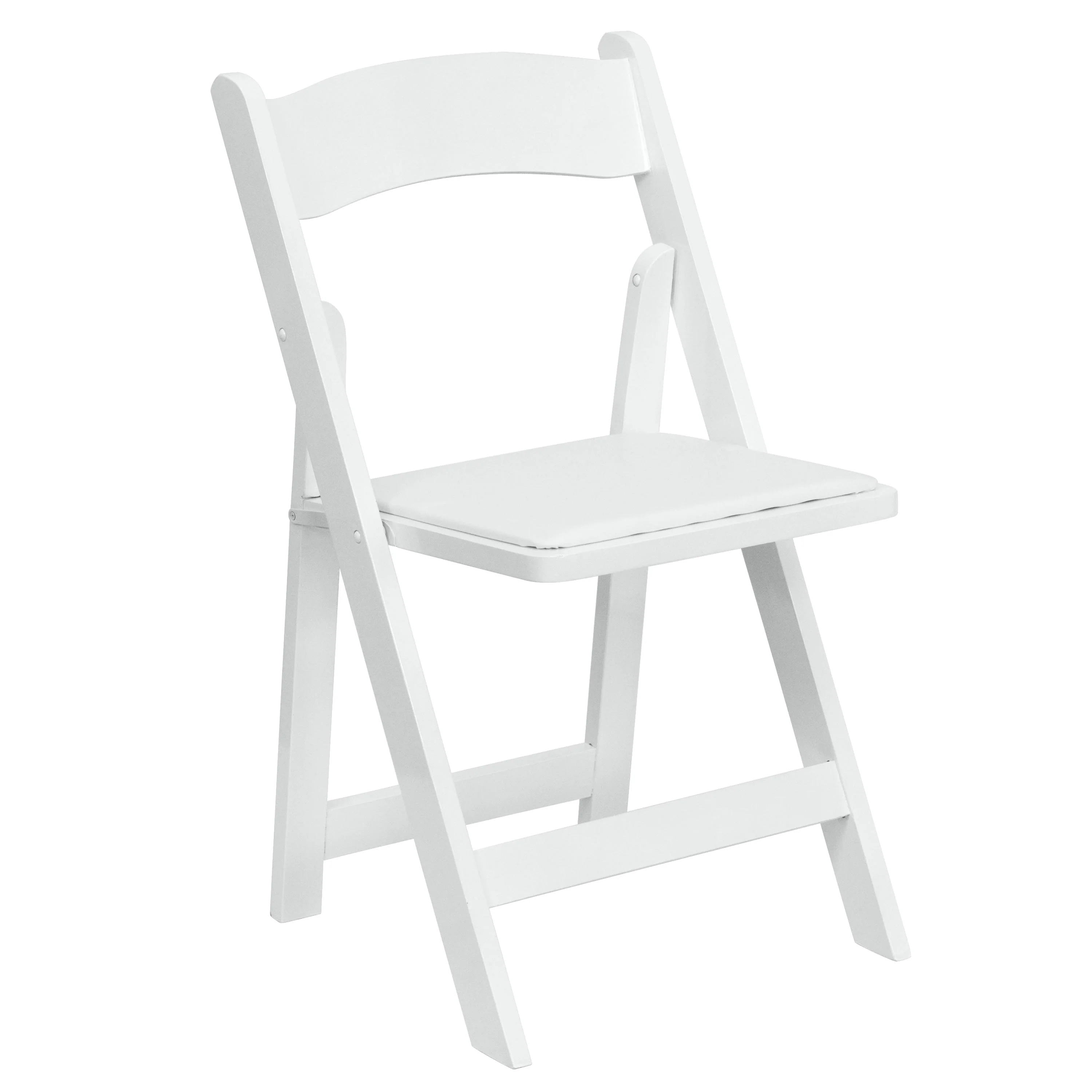HERCULES Series Wood Folding Chair with Vinyl Padded Seat - Image 13