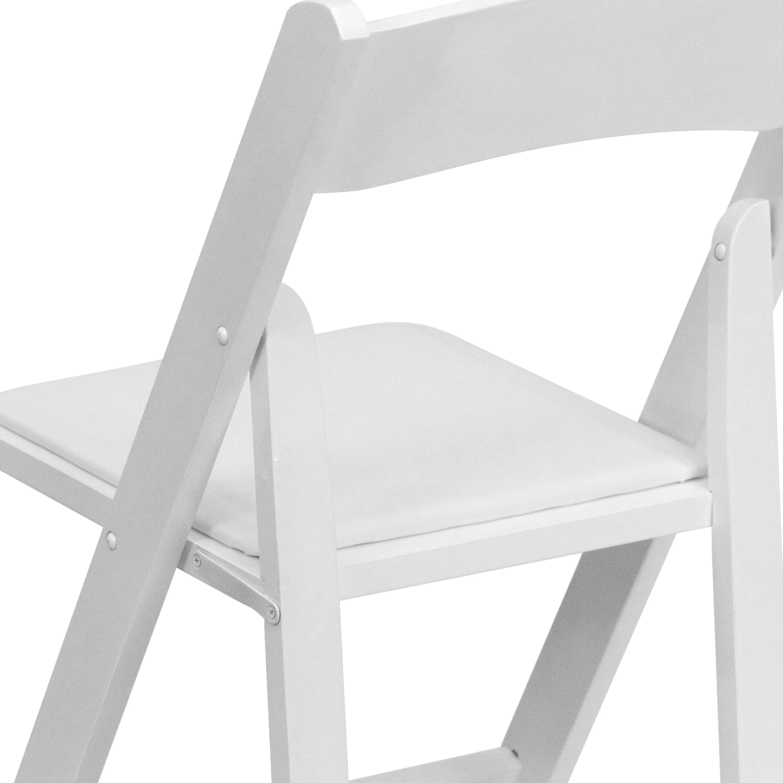HERCULES Series Wood Folding Chair with Vinyl Padded Seat - Image 20