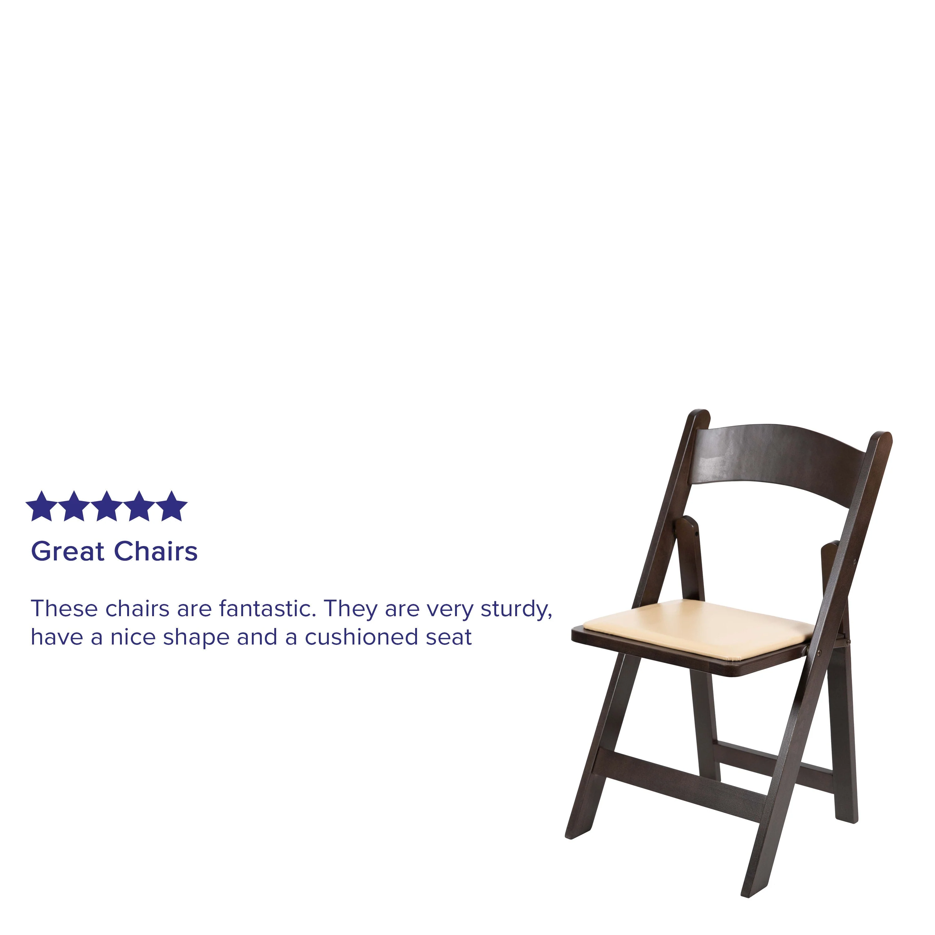 HERCULES Series Wood Folding Chair with Vinyl Padded Seat - Image 28
