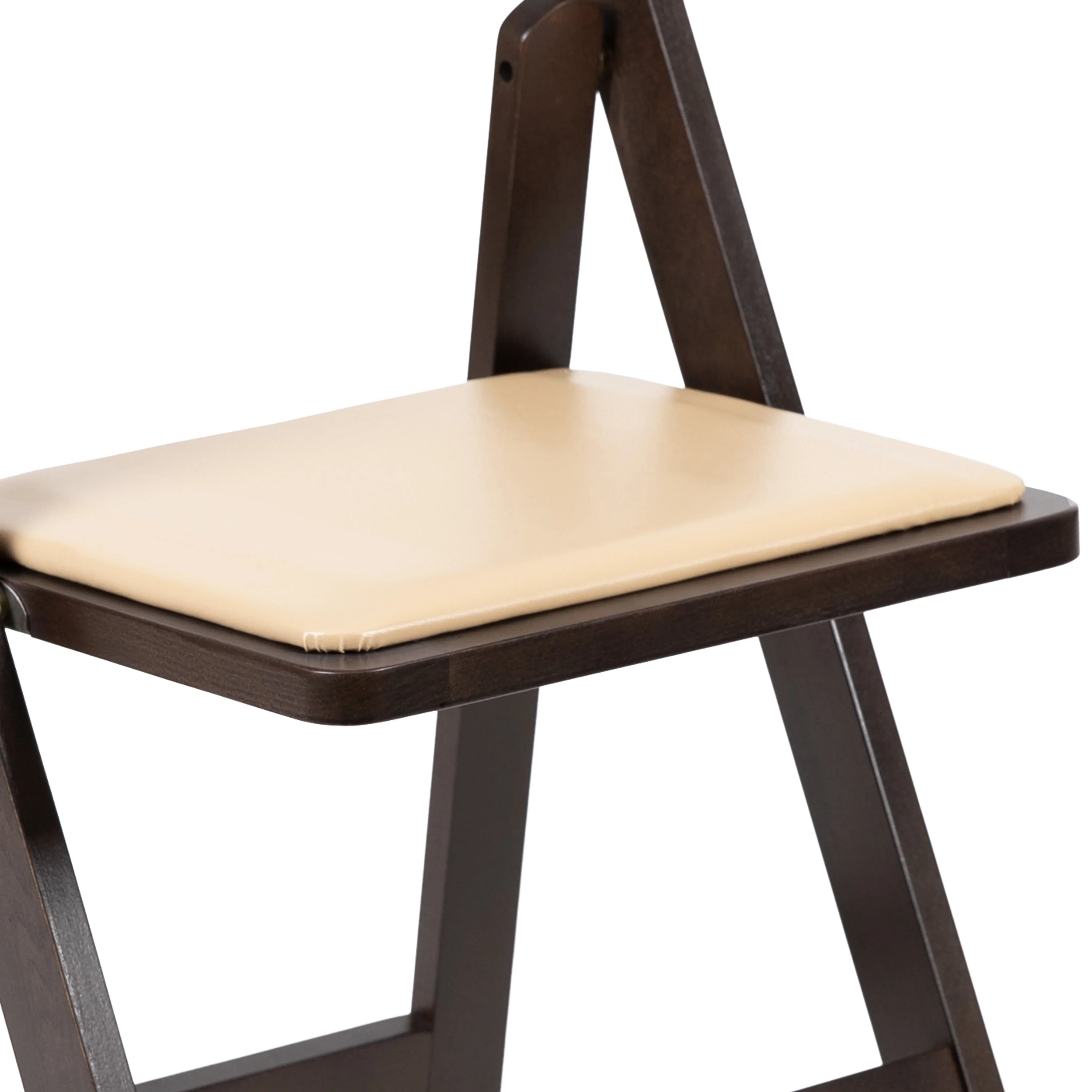 HERCULES Series Wood Folding Chair with Vinyl Padded Seat - Image 32