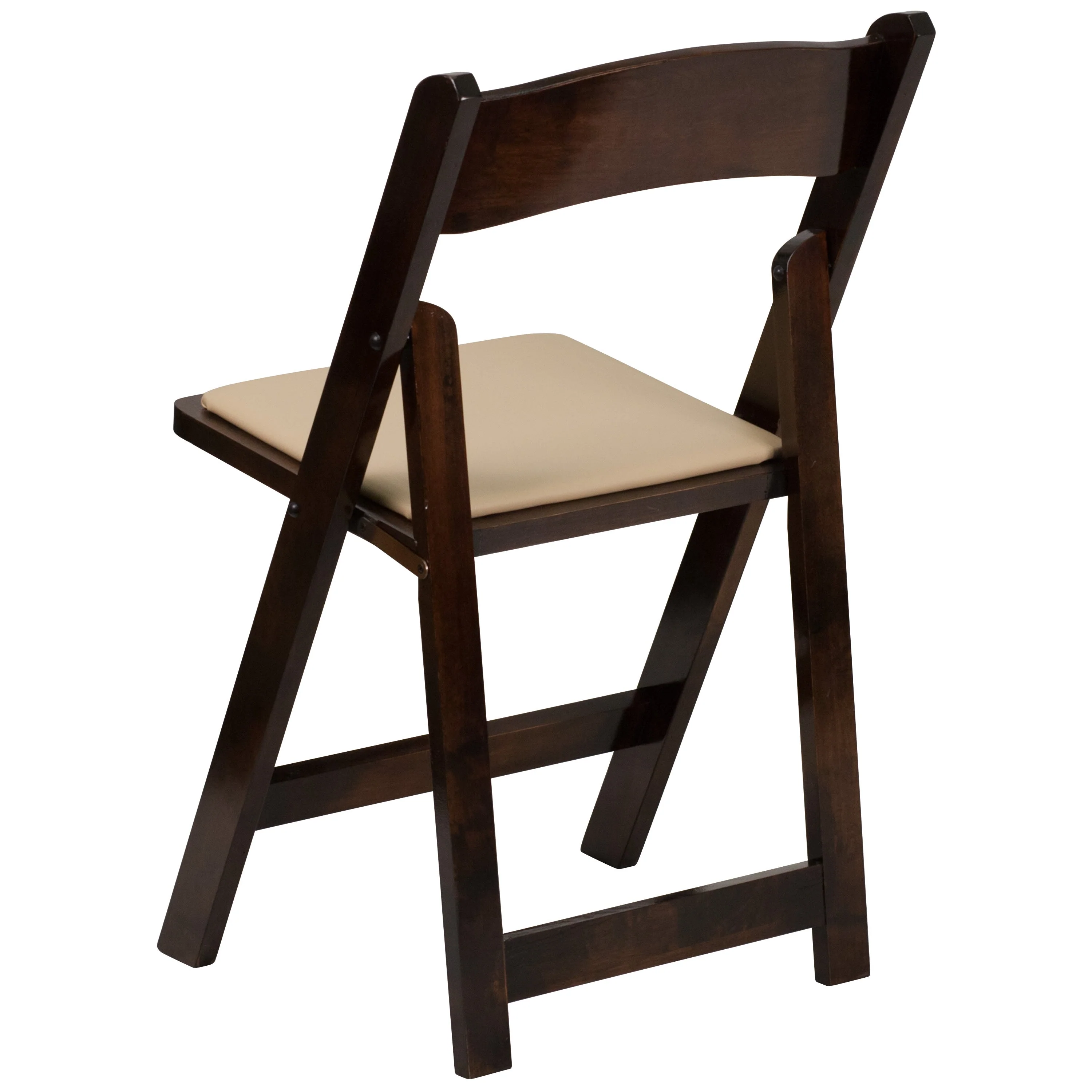 HERCULES Series Wood Folding Chair with Vinyl Padded Seat - Image 45
