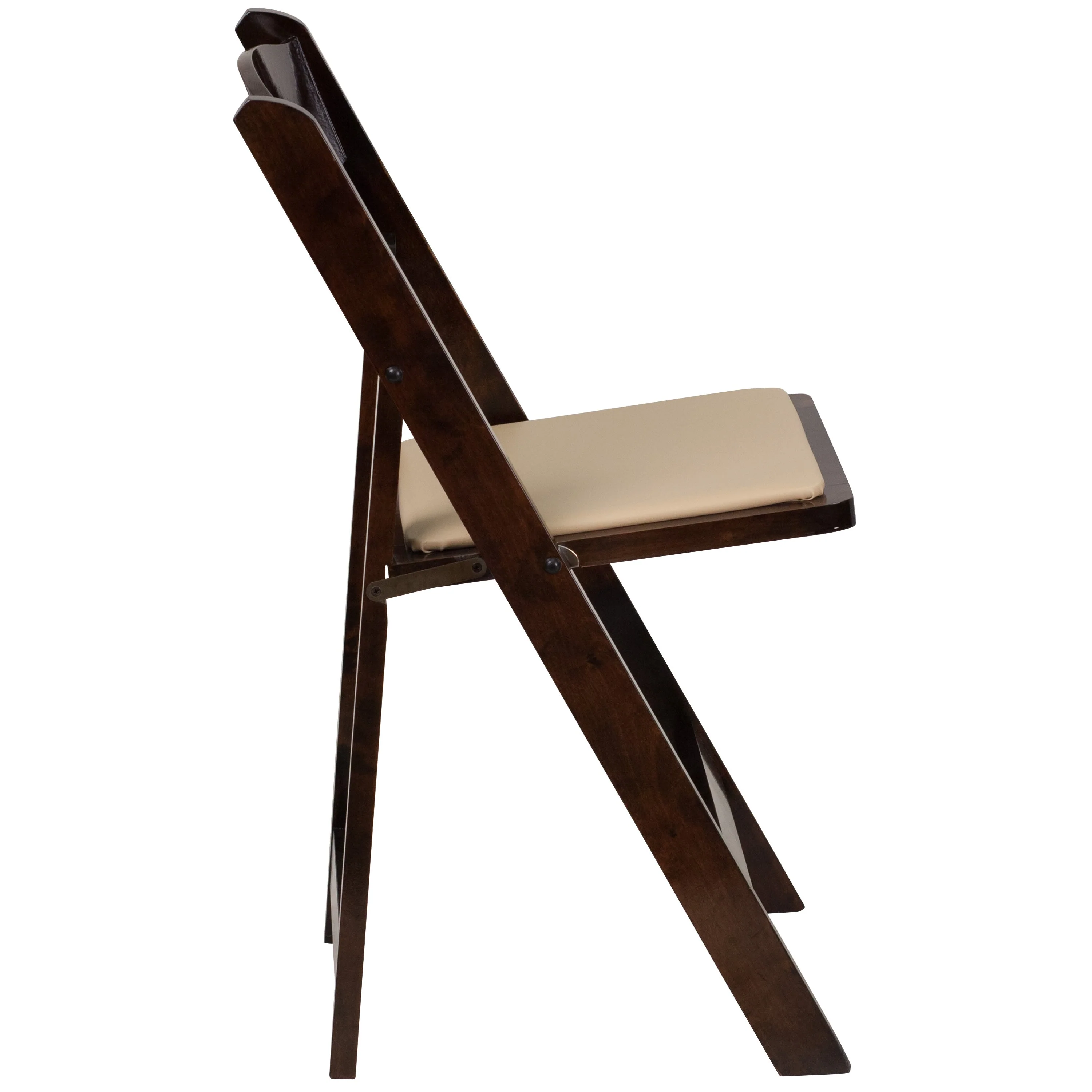 HERCULES Series Wood Folding Chair with Vinyl Padded Seat - Image 47