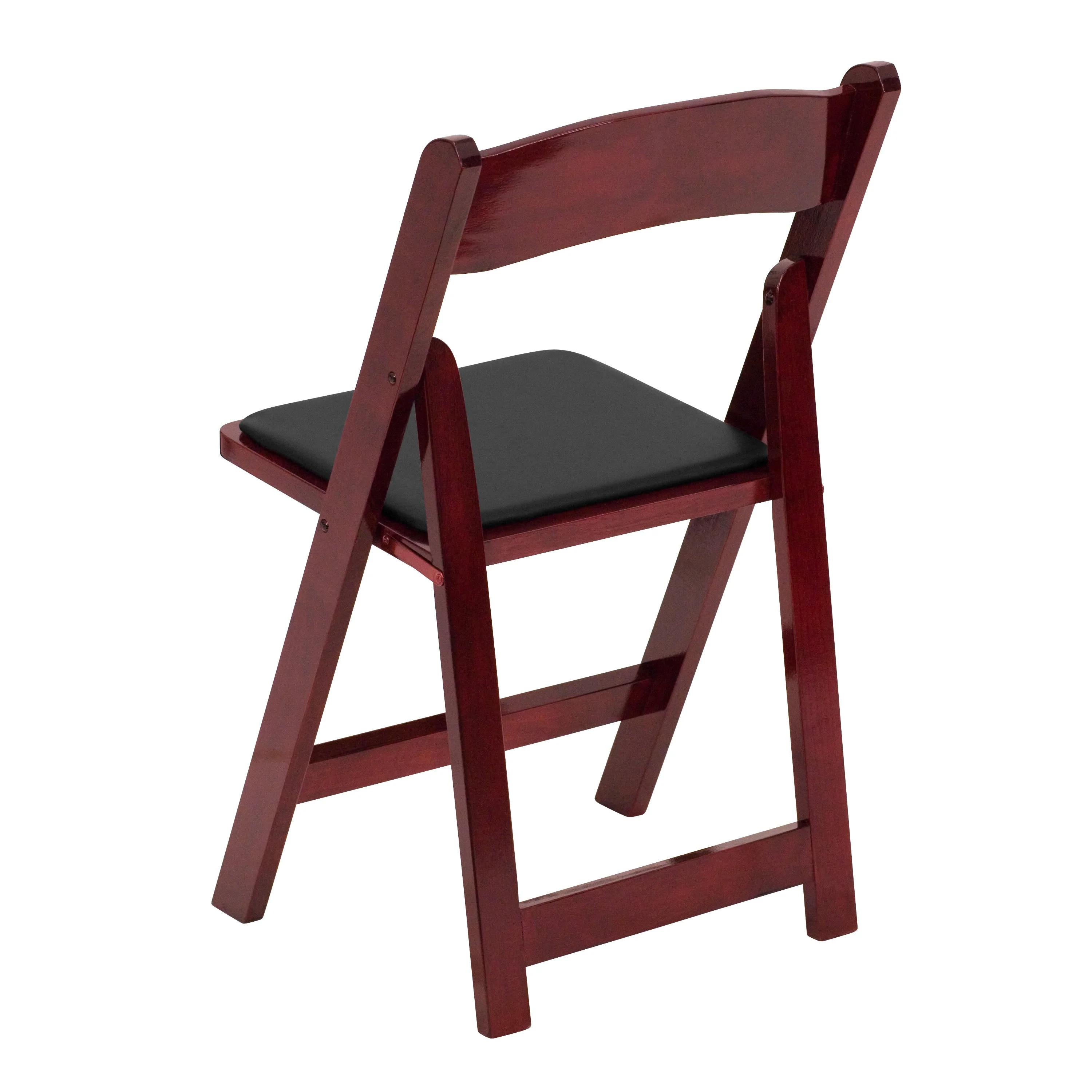 HERCULES Series Wood Folding Chair with Vinyl Padded Seat - Image 57