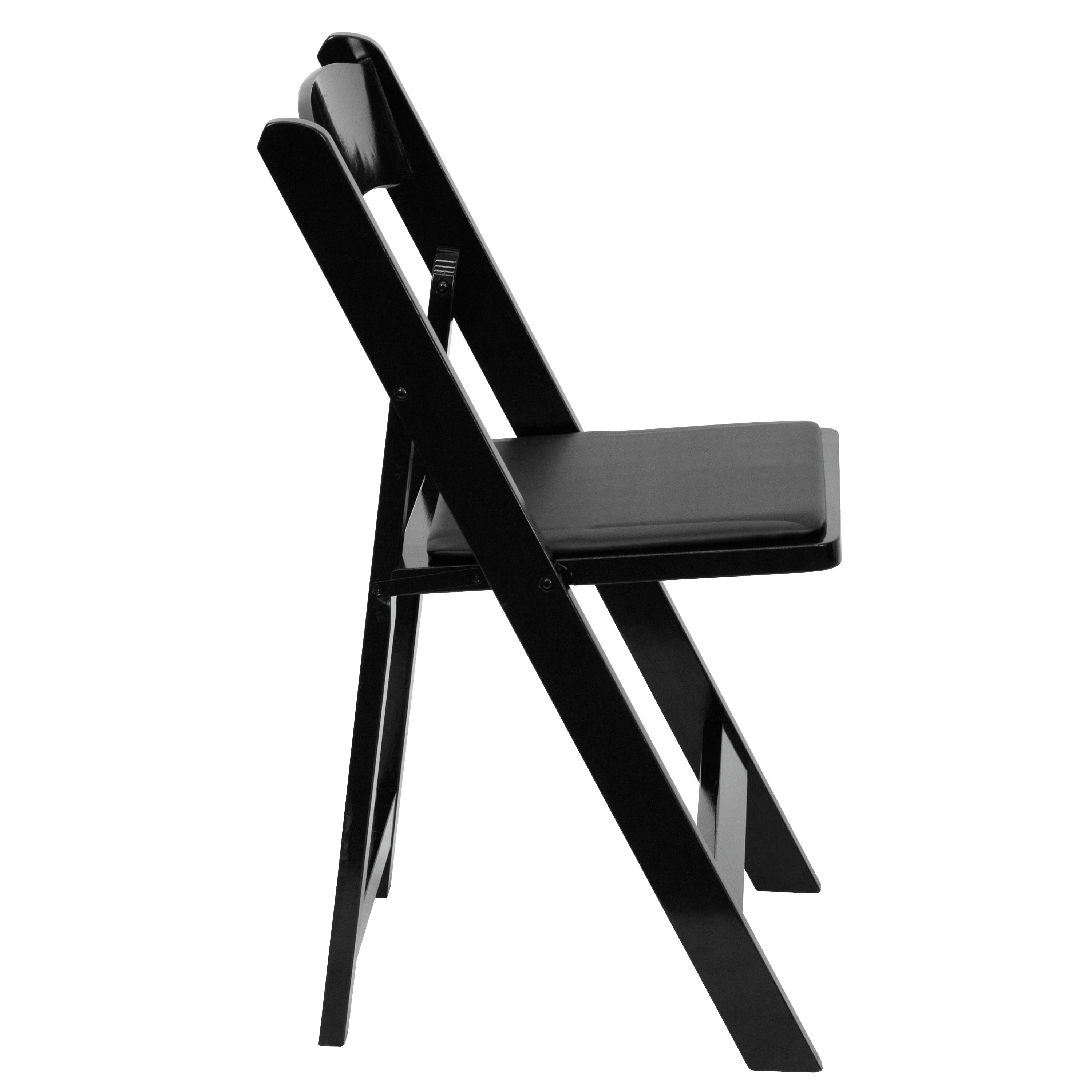 HERCULES Series Wood Folding Chair with Vinyl Padded Seat - Image 71