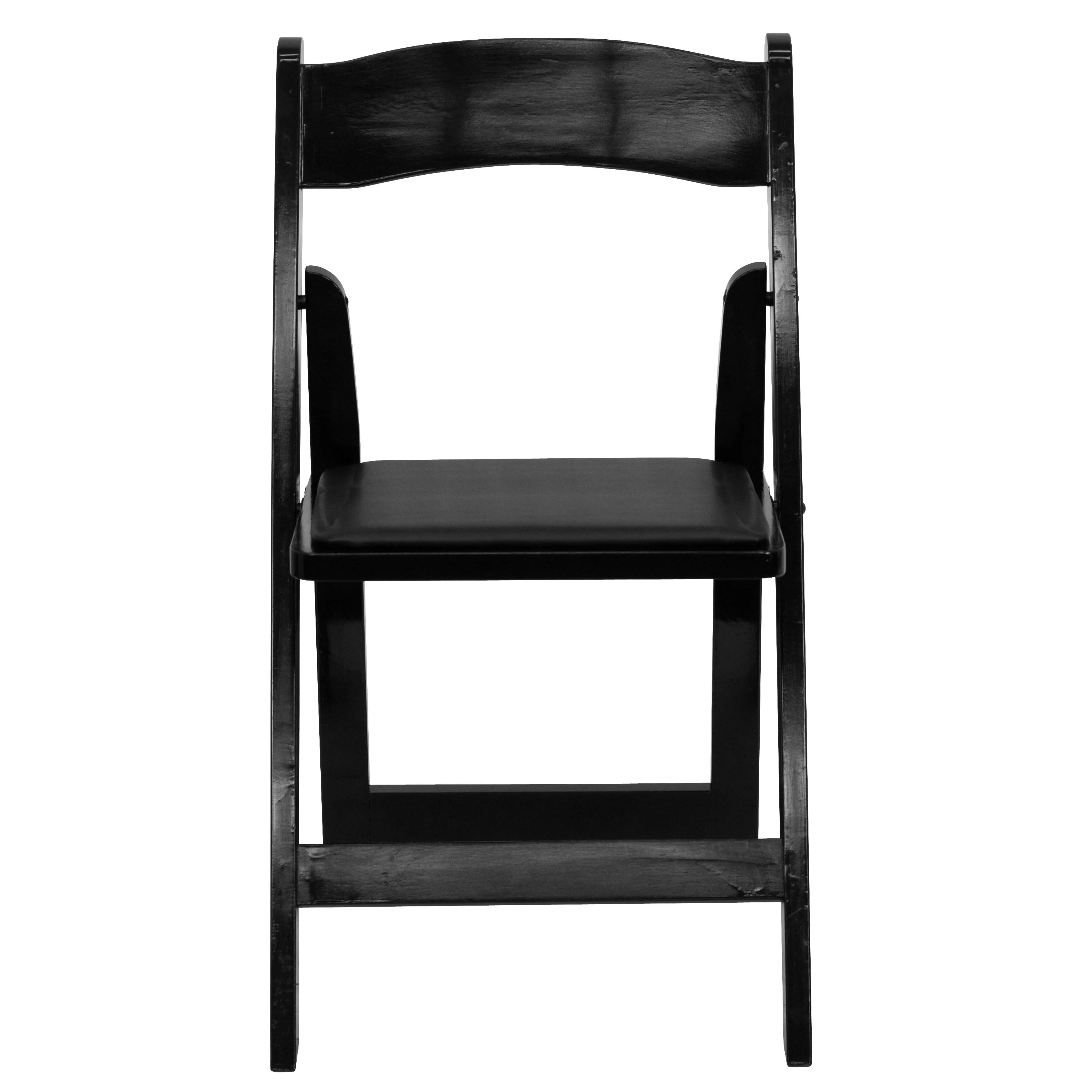 HERCULES Series Wood Folding Chair with Vinyl Padded Seat - Image 72